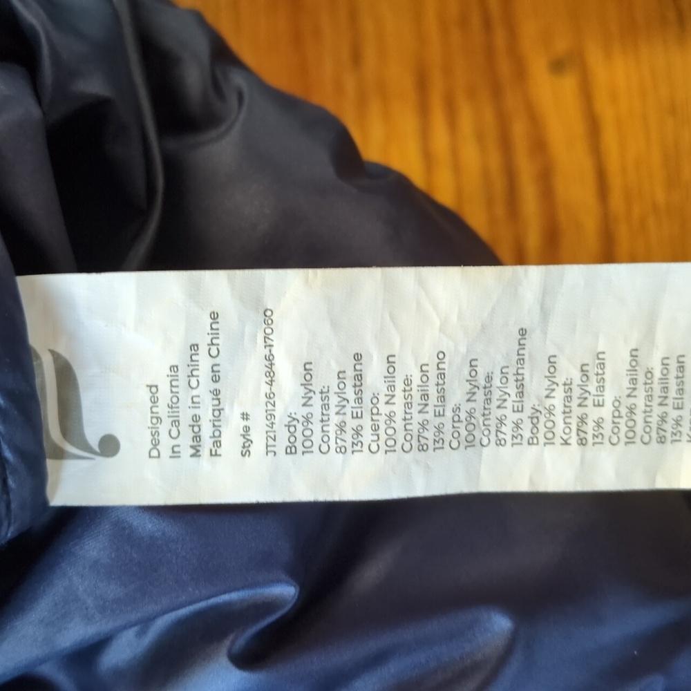 Fabletics Elliot Packable Winter Puffer Vest Navy… - image 5